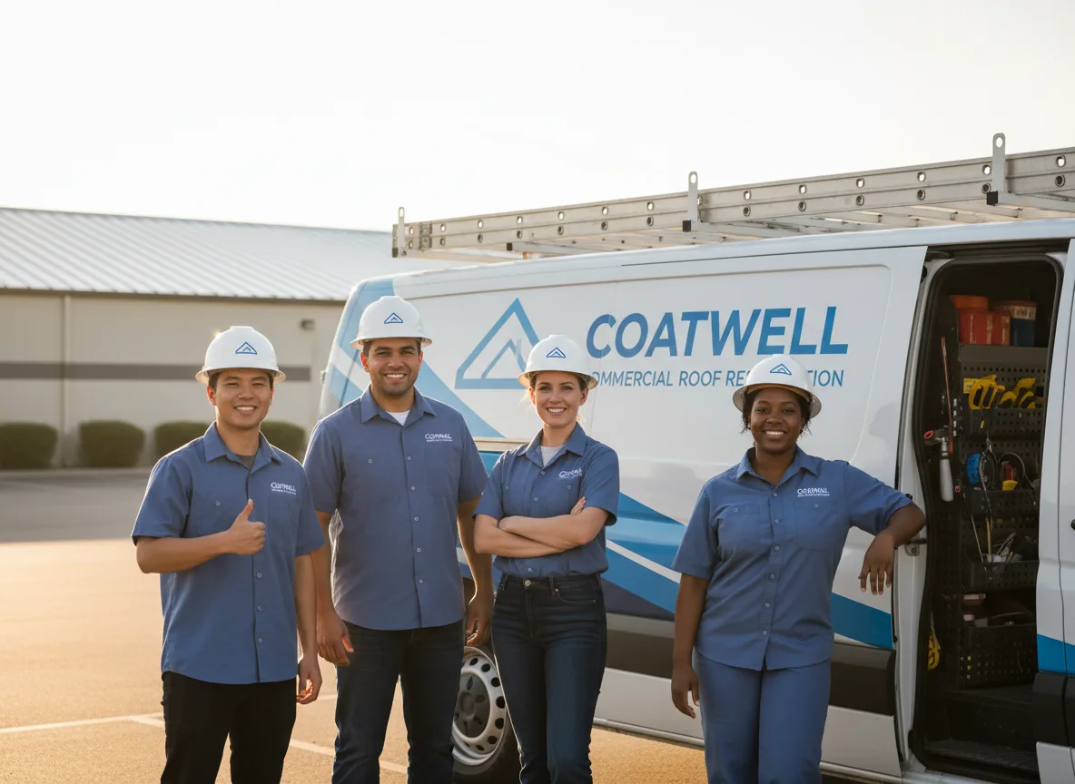 Commercial roof coating company in Bogata, TX